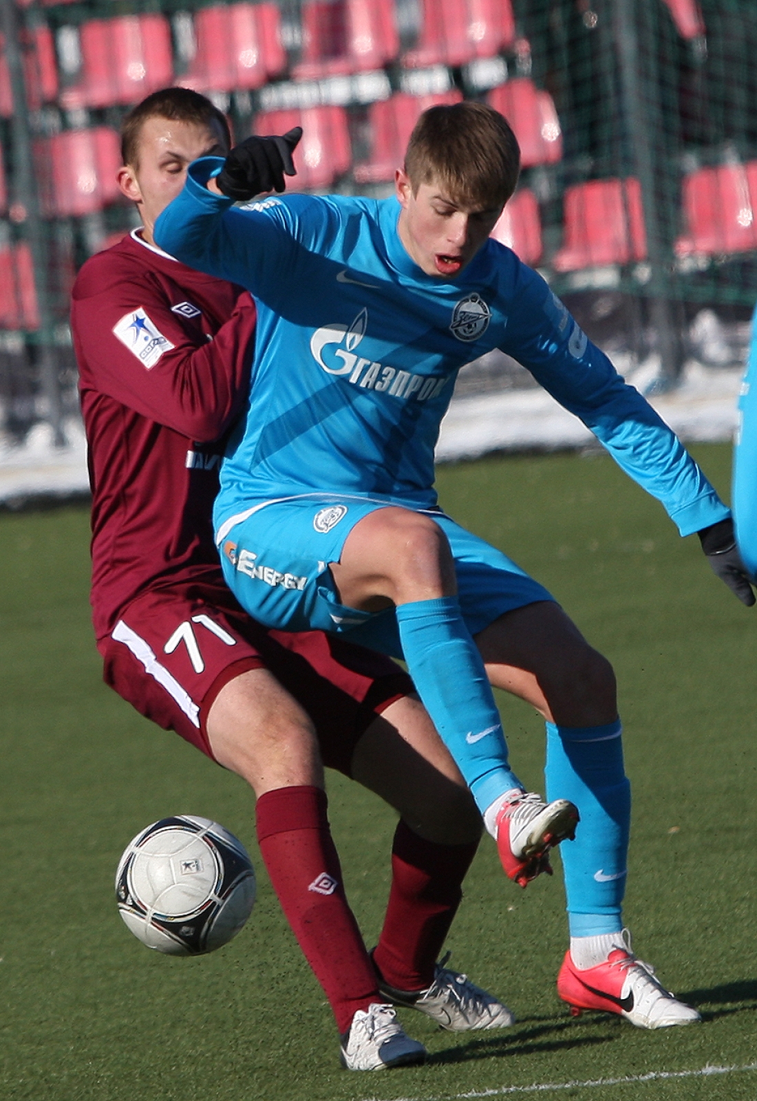 Первенства молодежных составов. Матч «Рубин» — «Зенит»