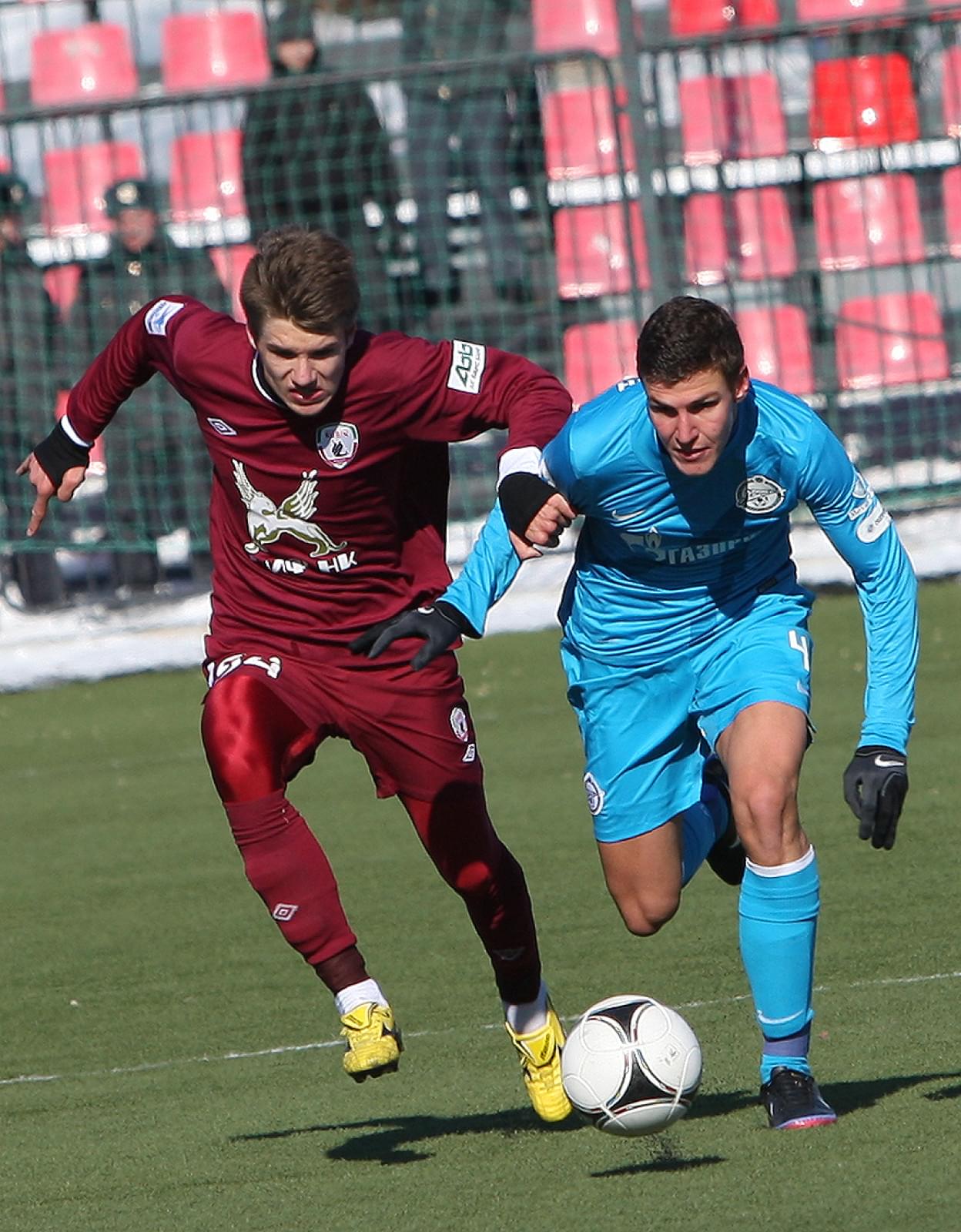 Первенства молодежных составов. Матч «Рубин» — «Зенит»