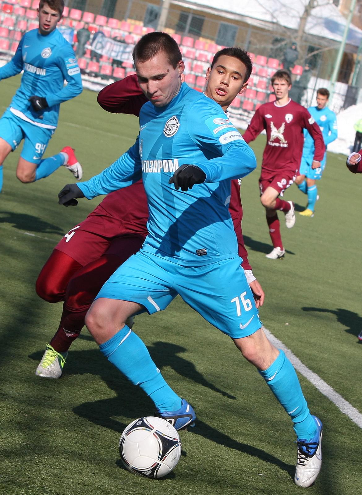 Первенства молодежных составов. Матч «Рубин» — «Зенит»