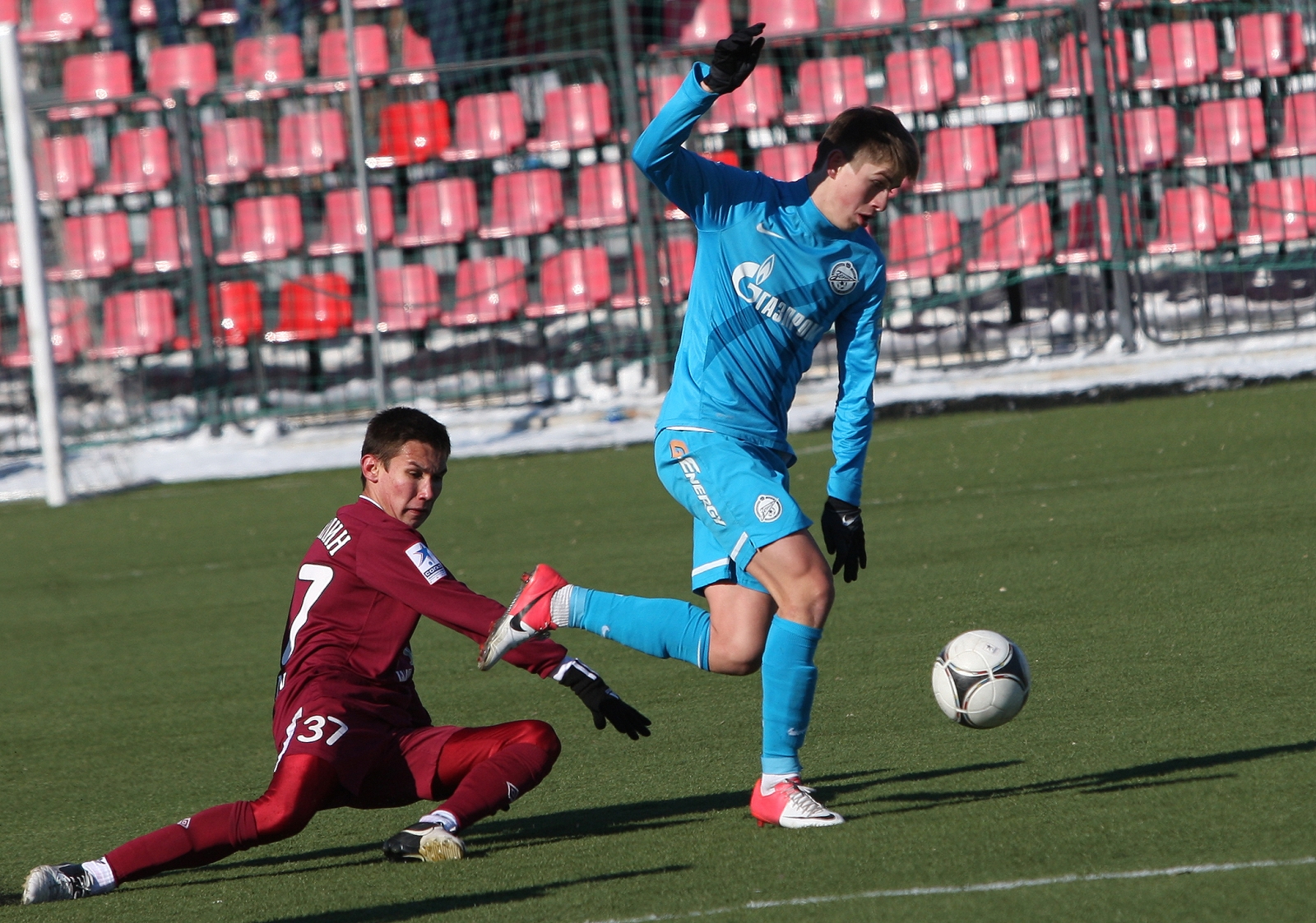 Первенства молодежных составов. Матч «Рубин» — «Зенит»