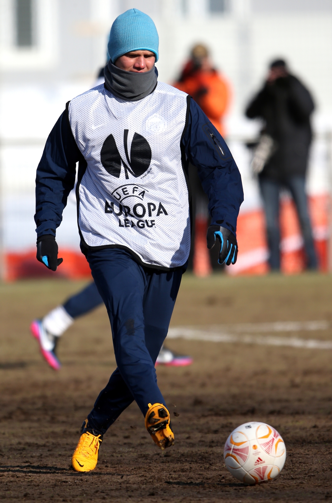 Тренировка «Зенита» перед  матчем «Зенит» — «Базель»