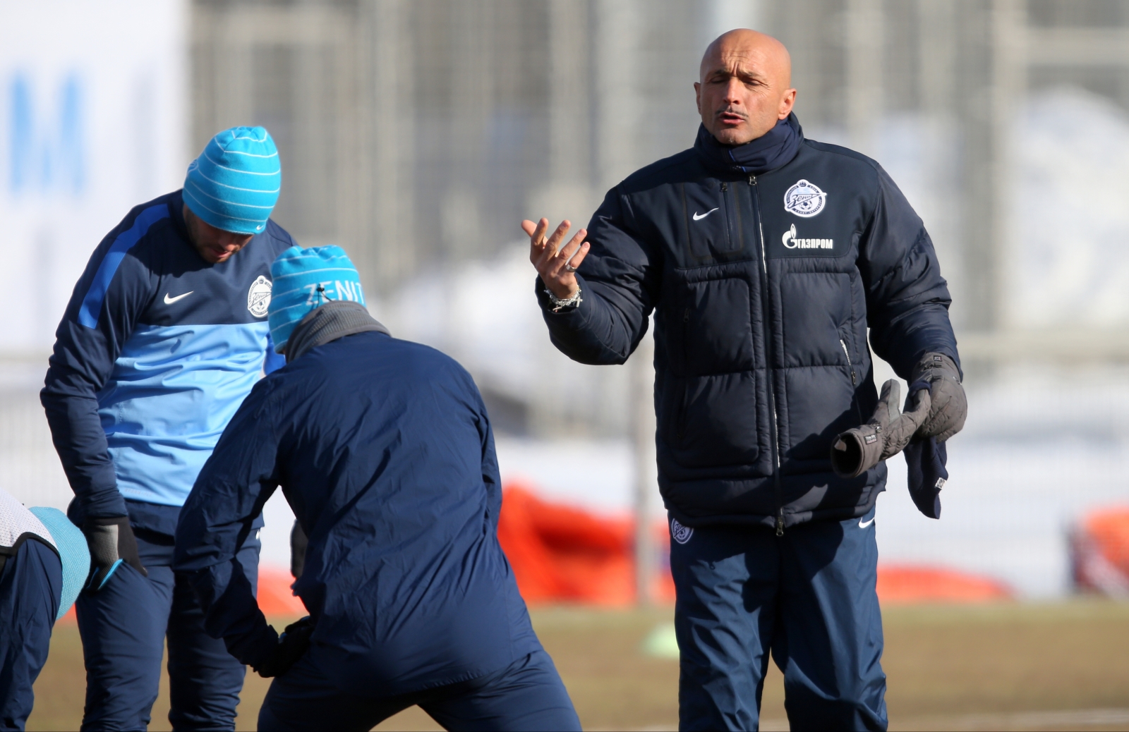 Тренировка «Зенита» перед  матчем «Зенит» — «Базель»