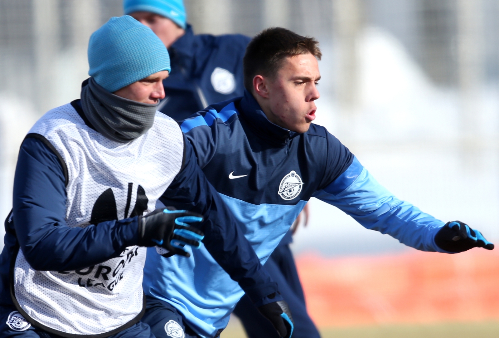 Тренировка «Зенита» перед  матчем «Зенит» — «Базель»