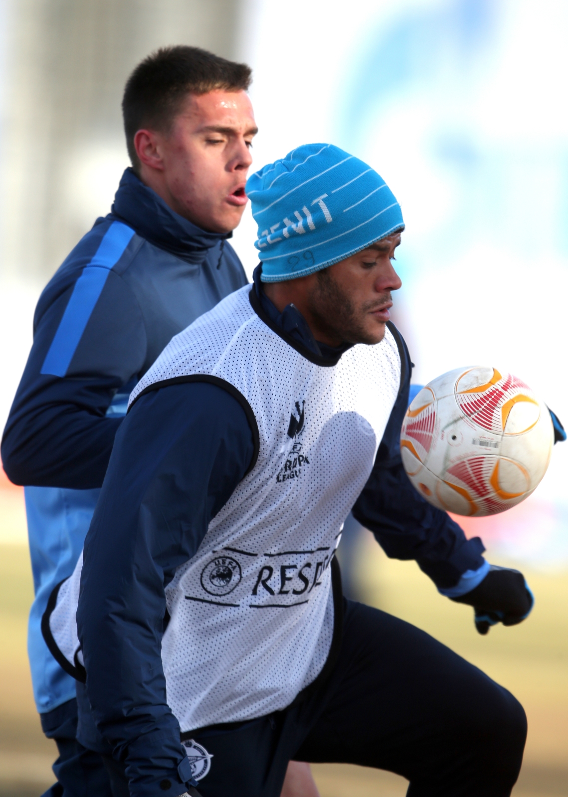 Тренировка «Зенита» перед  матчем «Зенит» — «Базель»