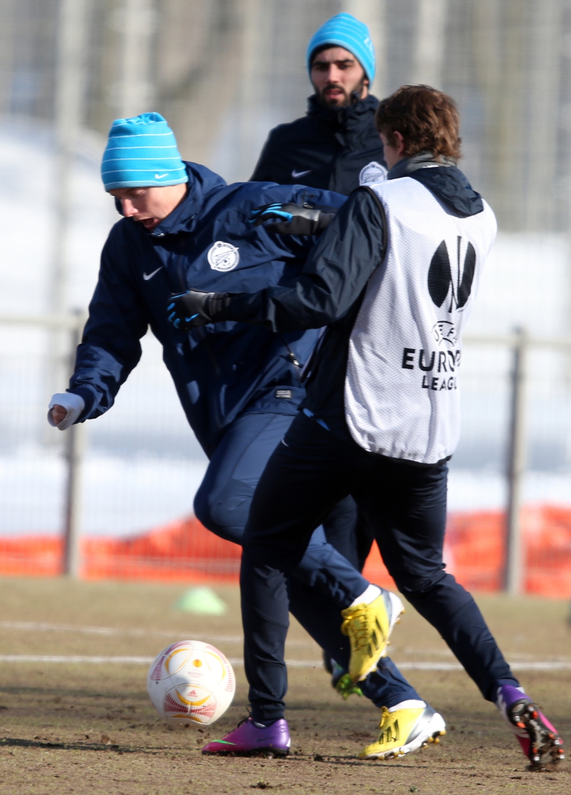 Тренировка «Зенита» перед  матчем «Зенит» — «Базель»