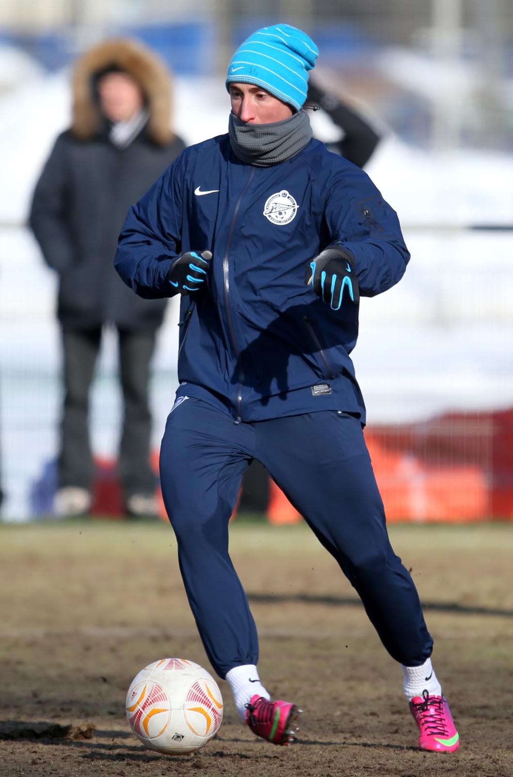 Тренировка «Зенита» перед  матчем «Зенит» — «Базель»