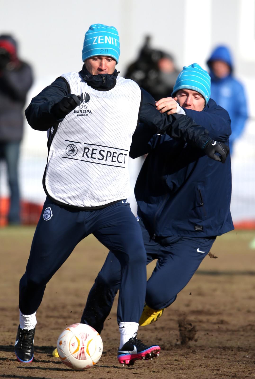 Тренировка «Зенита» перед  матчем «Зенит» — «Базель»