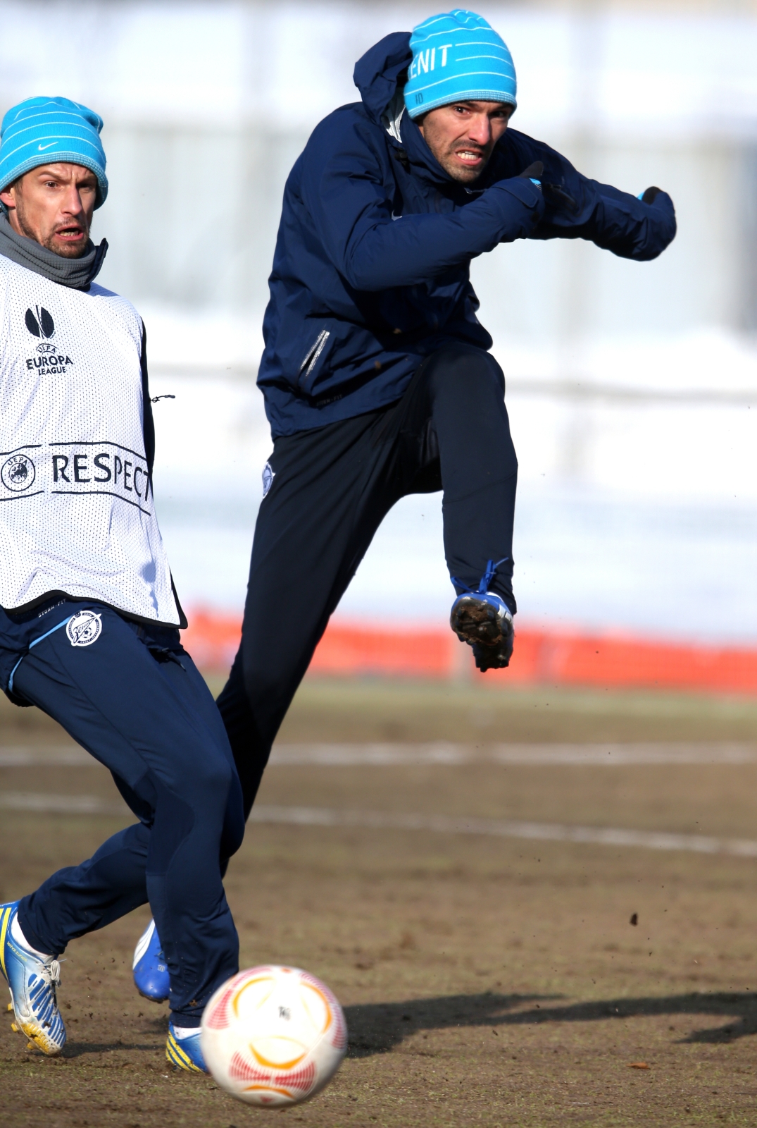 Тренировка «Зенита» перед  матчем «Зенит» — «Базель»