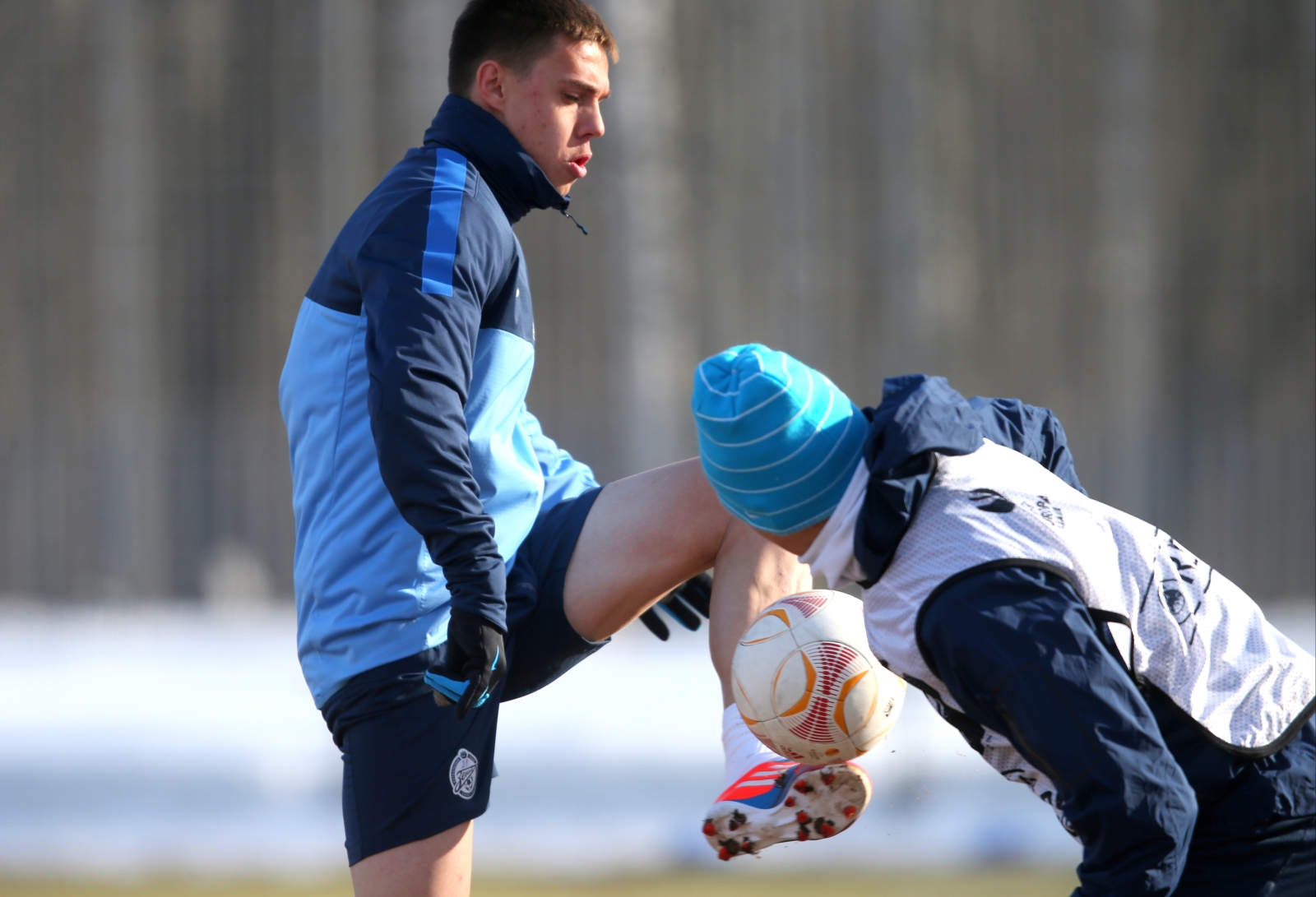 Тренировка «Зенита» перед  матчем «Зенит» — «Базель»