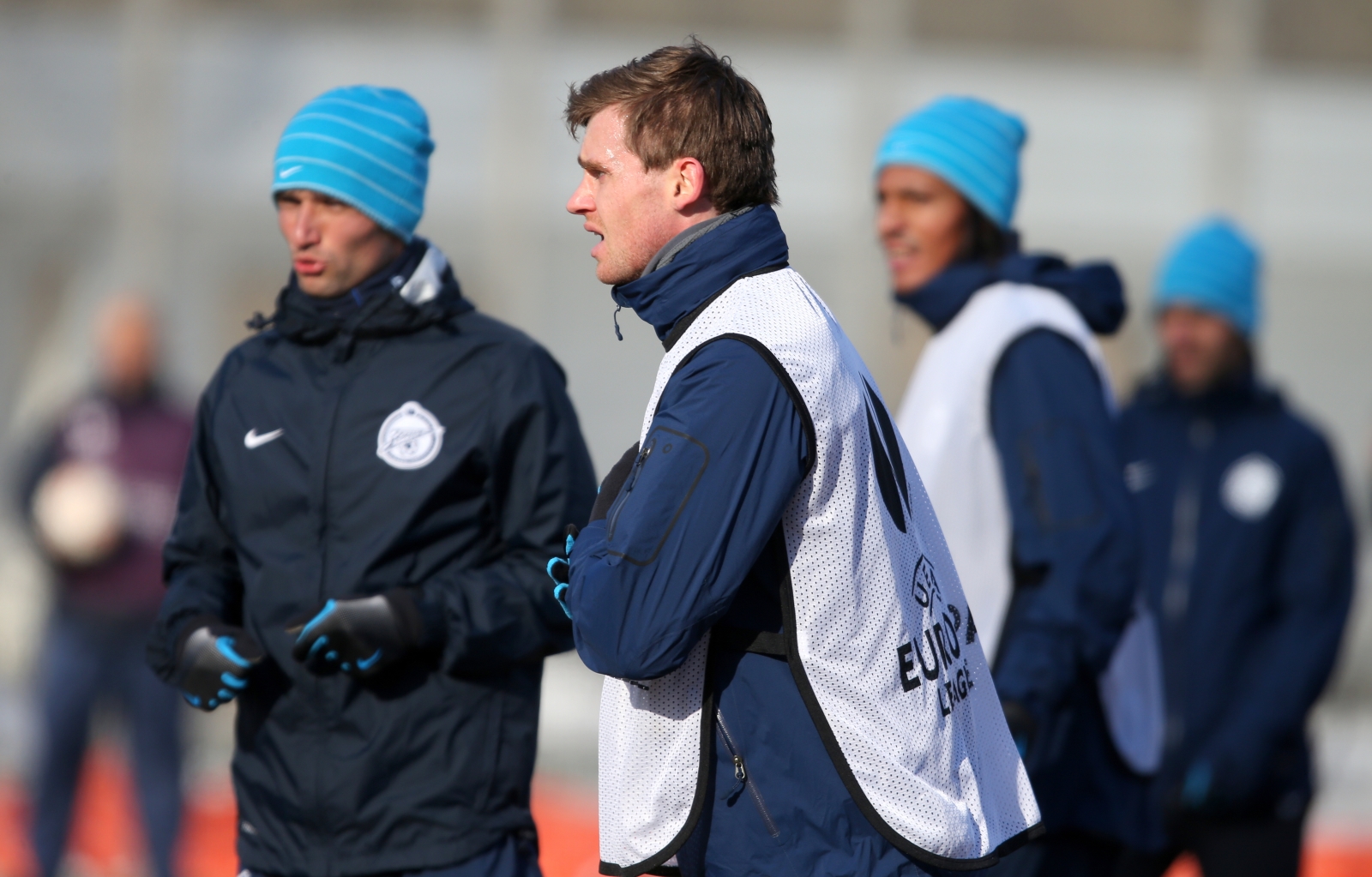 Тренировка «Зенита» перед  матчем «Зенит» — «Базель»