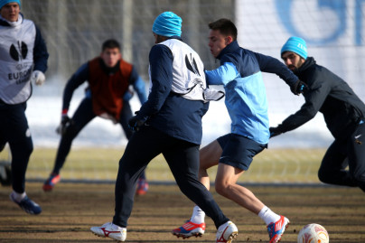 Тренировка «Зенита» перед  матчем «Зенит» — «Базель»