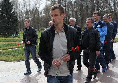 Зенит посетил Пискарёвское кладбище