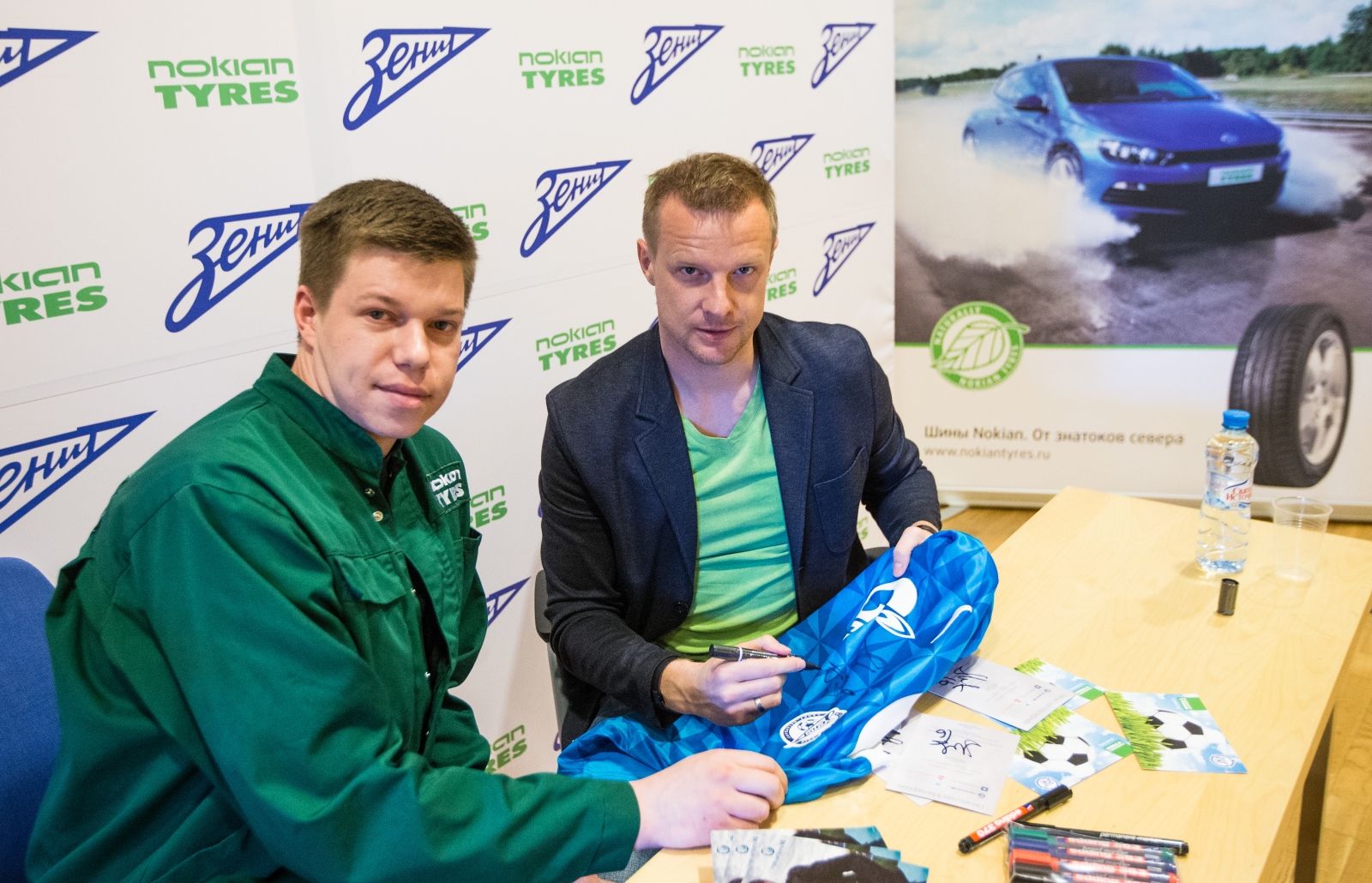 Автограф-сессия Вячеслава Малафеева на заводе НОКИАН