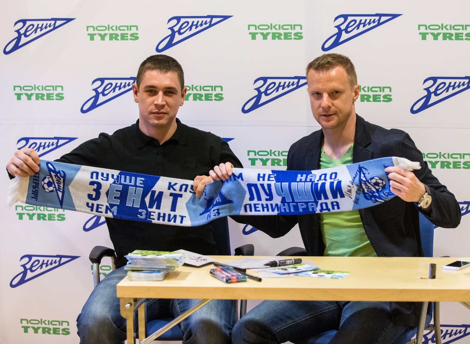 Автограф-сессия Вячеслава Малафеева на заводе НОКИАН