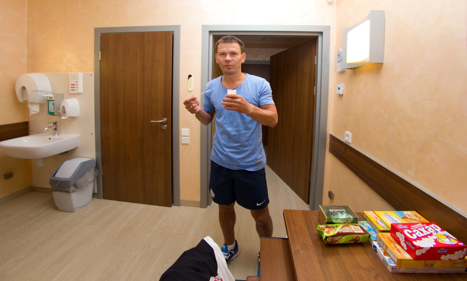 Медосмотр футболистов основного состава ФК «Зенит»