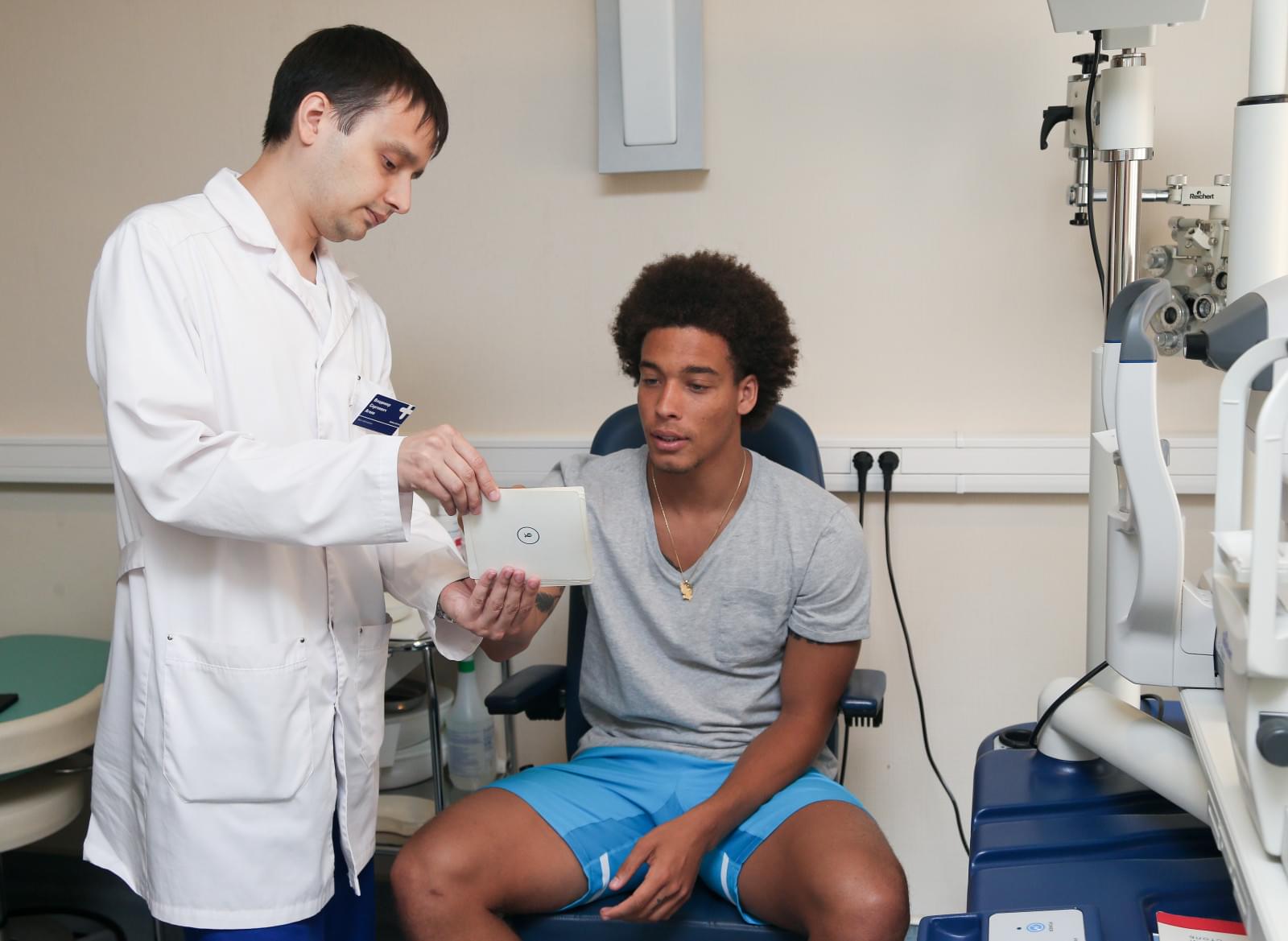 Медосмотр футболистов основного состава ФК «Зенит»