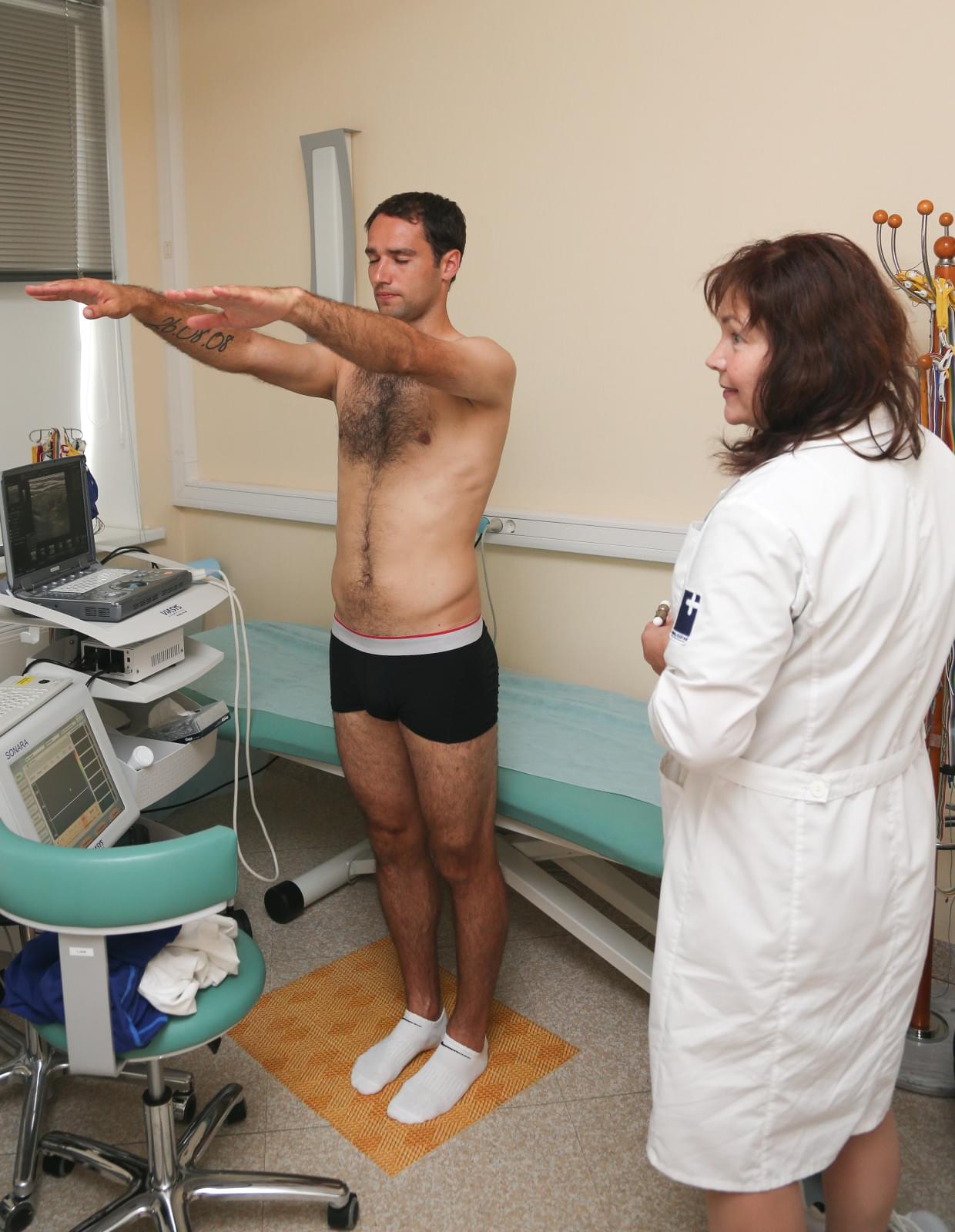 Медосмотр футболистов основного состава ФК «Зенит»