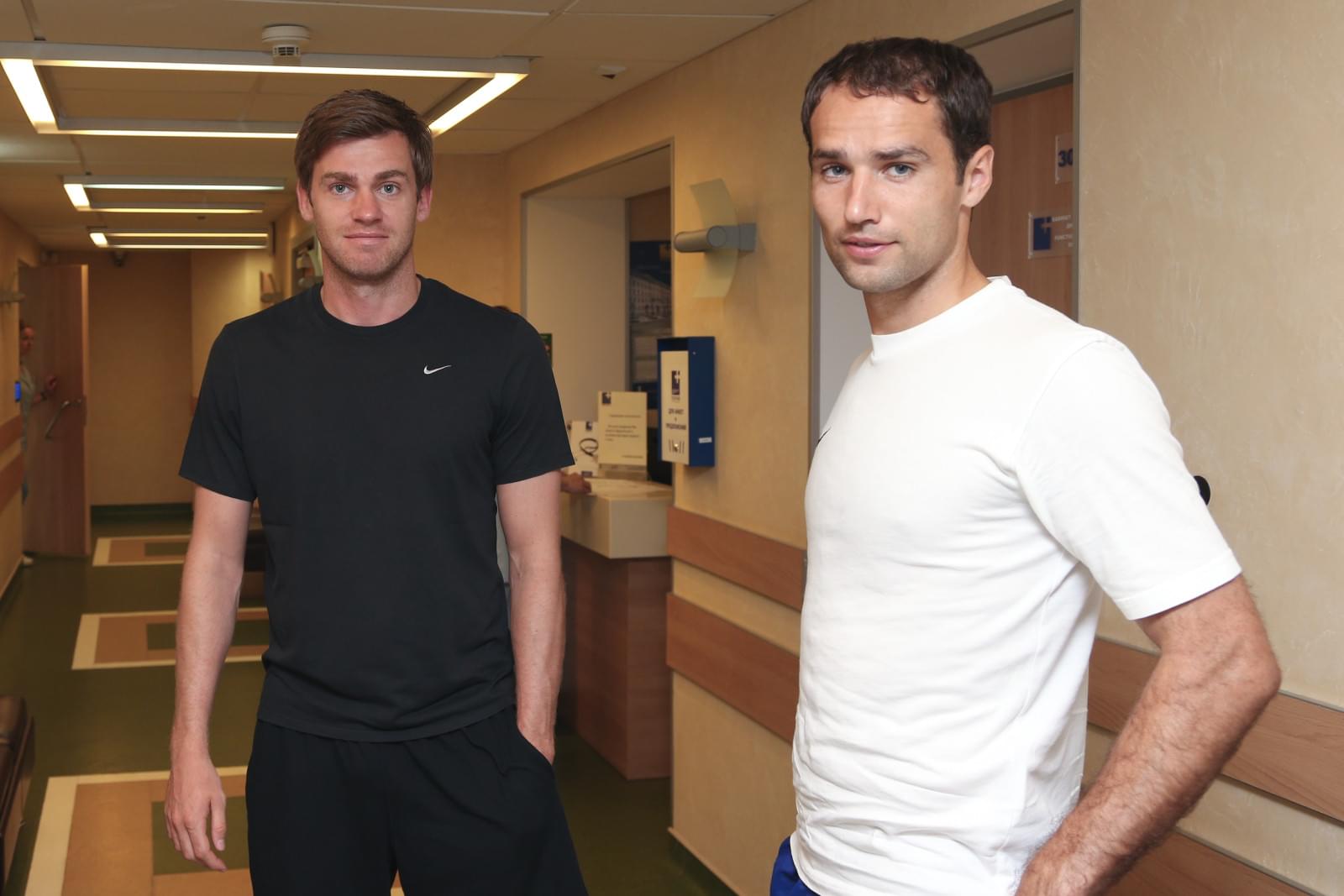 Медосмотр футболистов основного состава ФК «Зенит»