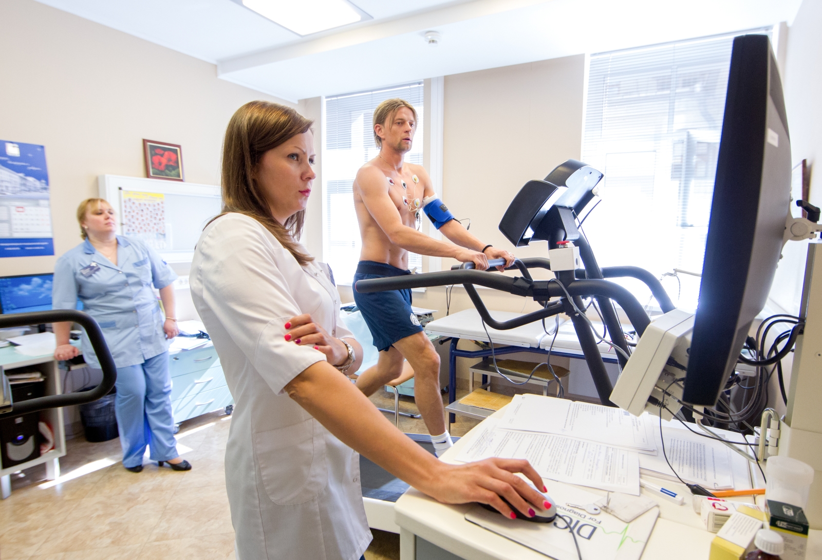 Медосмотр футболистов основного состава ФК «Зенит»