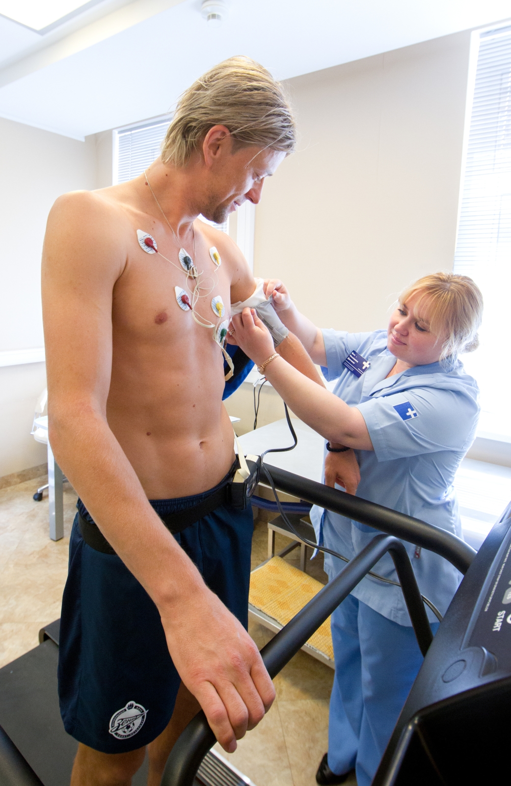 Медосмотр футболистов основного состава ФК «Зенит»