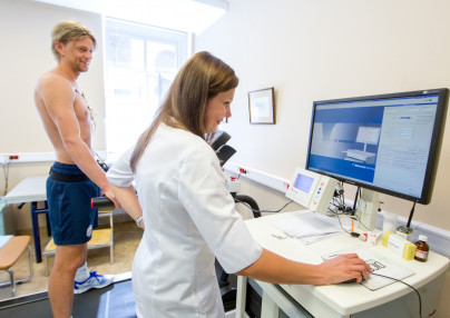 Медосмотр футболистов основного состава ФК «Зенит»