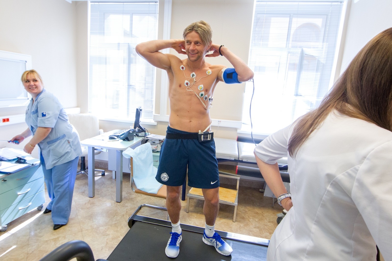 Медосмотр футболистов основного состава ФК «Зенит»