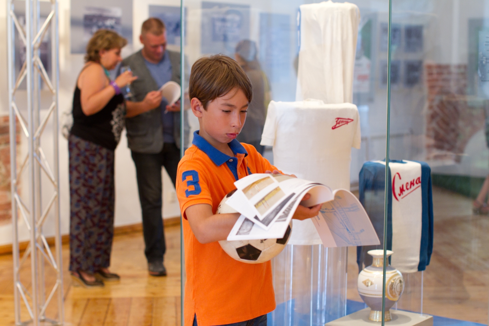 Открытие выставки «Зенит» в сердце города»