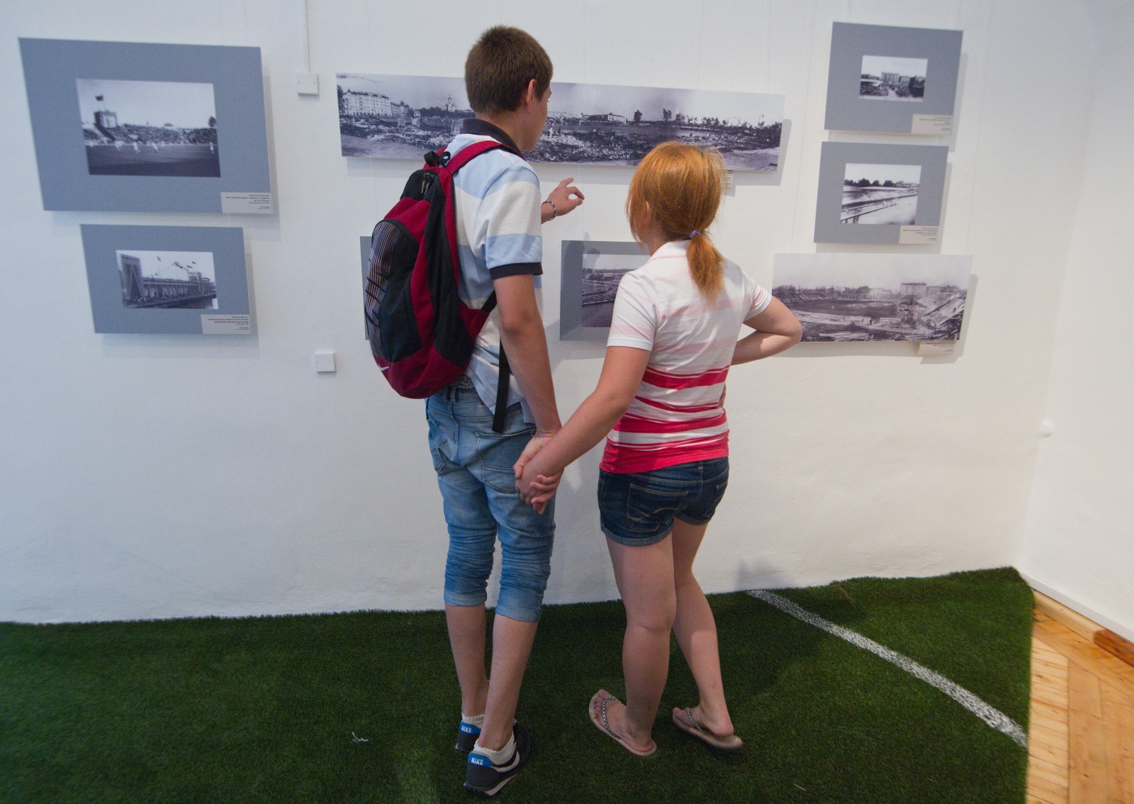 Открытие выставки «Зенит» в сердце города»