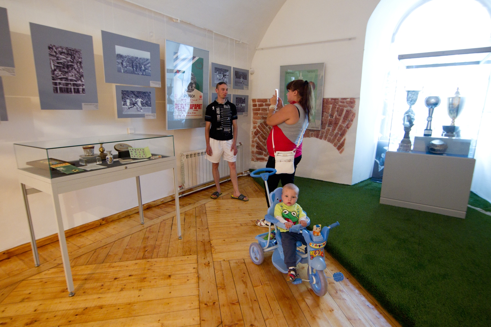 Открытие выставки «Зенит» в сердце города»