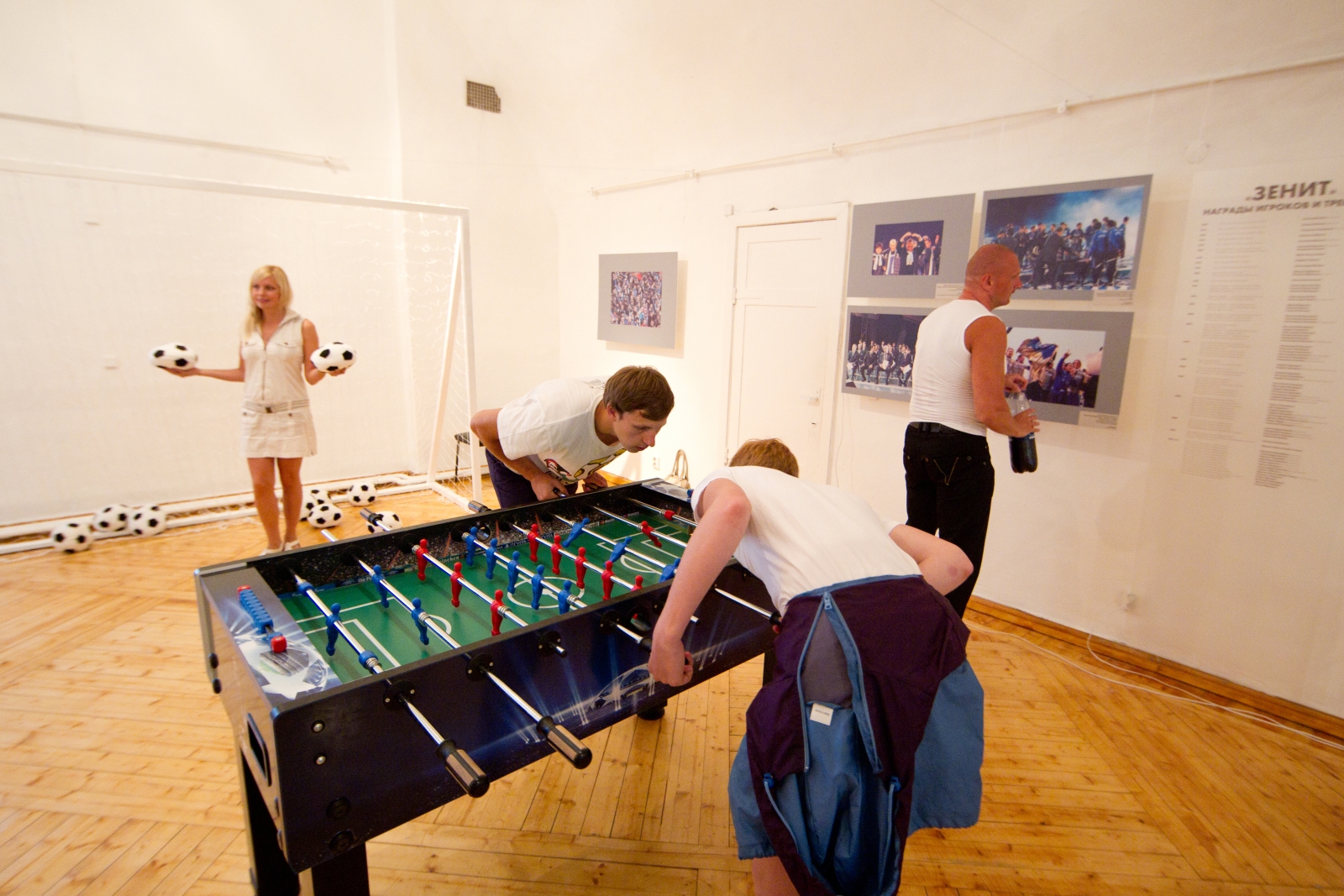 Открытие выставки «Зенит» в сердце города»