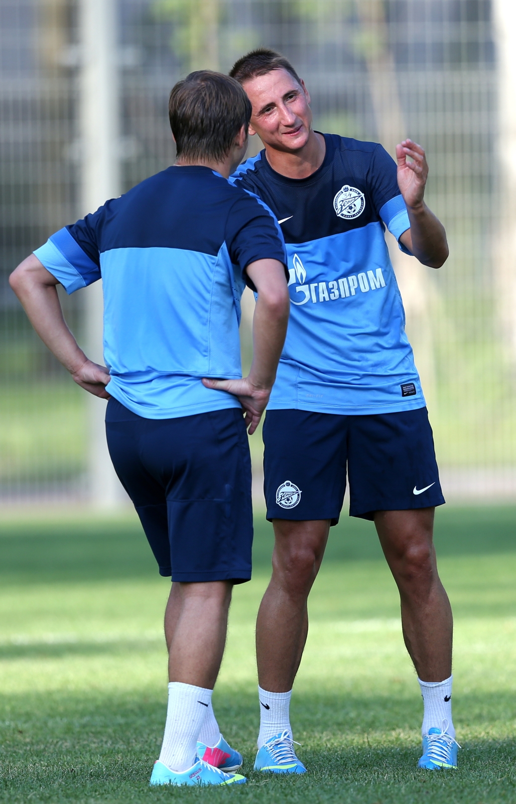 Сборы Зенита в Удельном парке: 4 июля, вечерняя тренировка