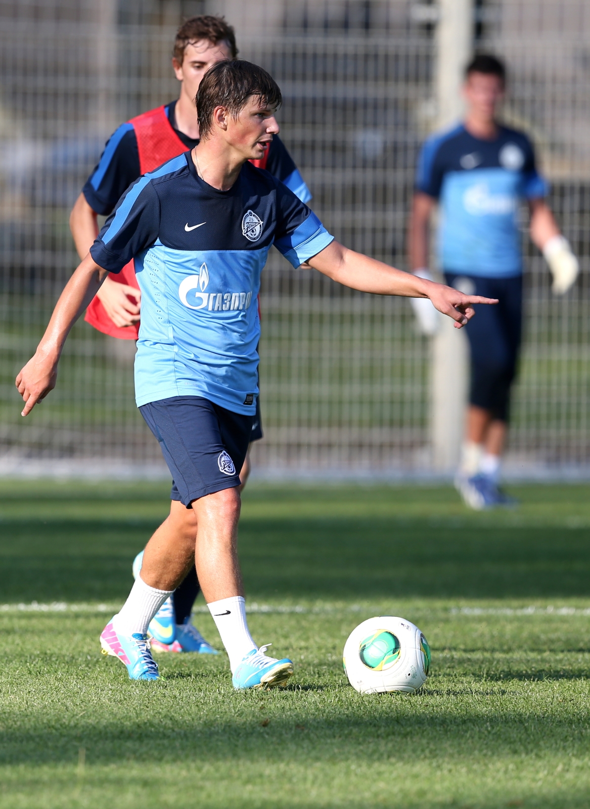 Сборы Зенита в Удельном парке: 4 июля, вечерняя тренировка