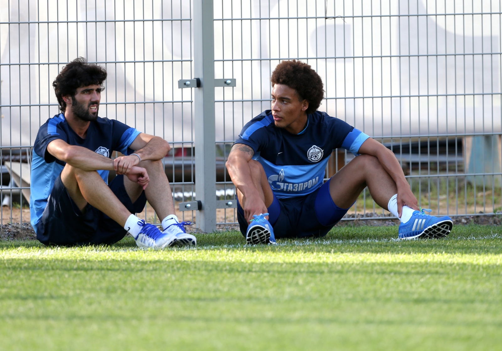 Сборы Зенита в Удельном парке: 4 июля, вечерняя тренировка