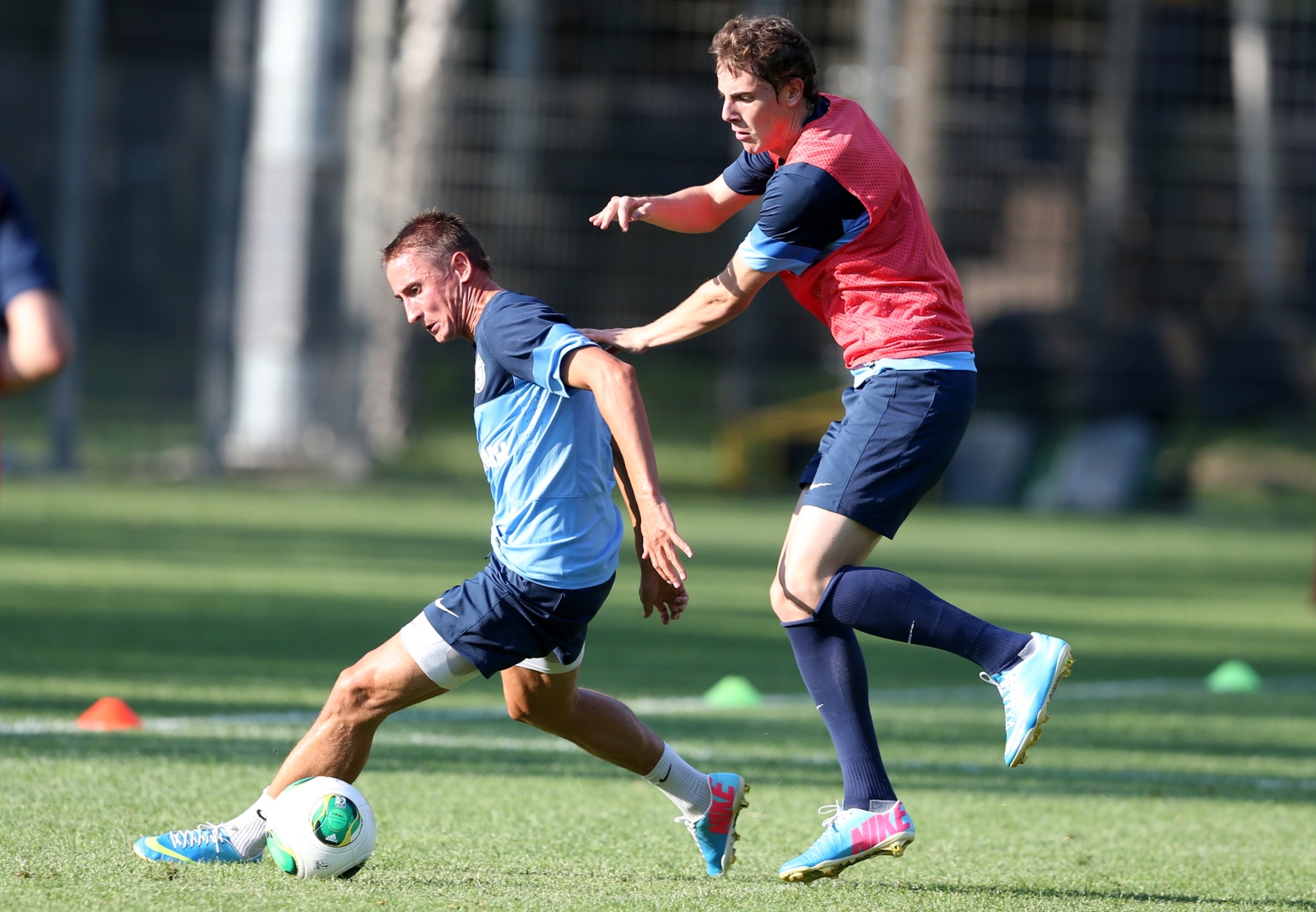 Сборы Зенита в Удельном парке: 4 июля, вечерняя тренировка