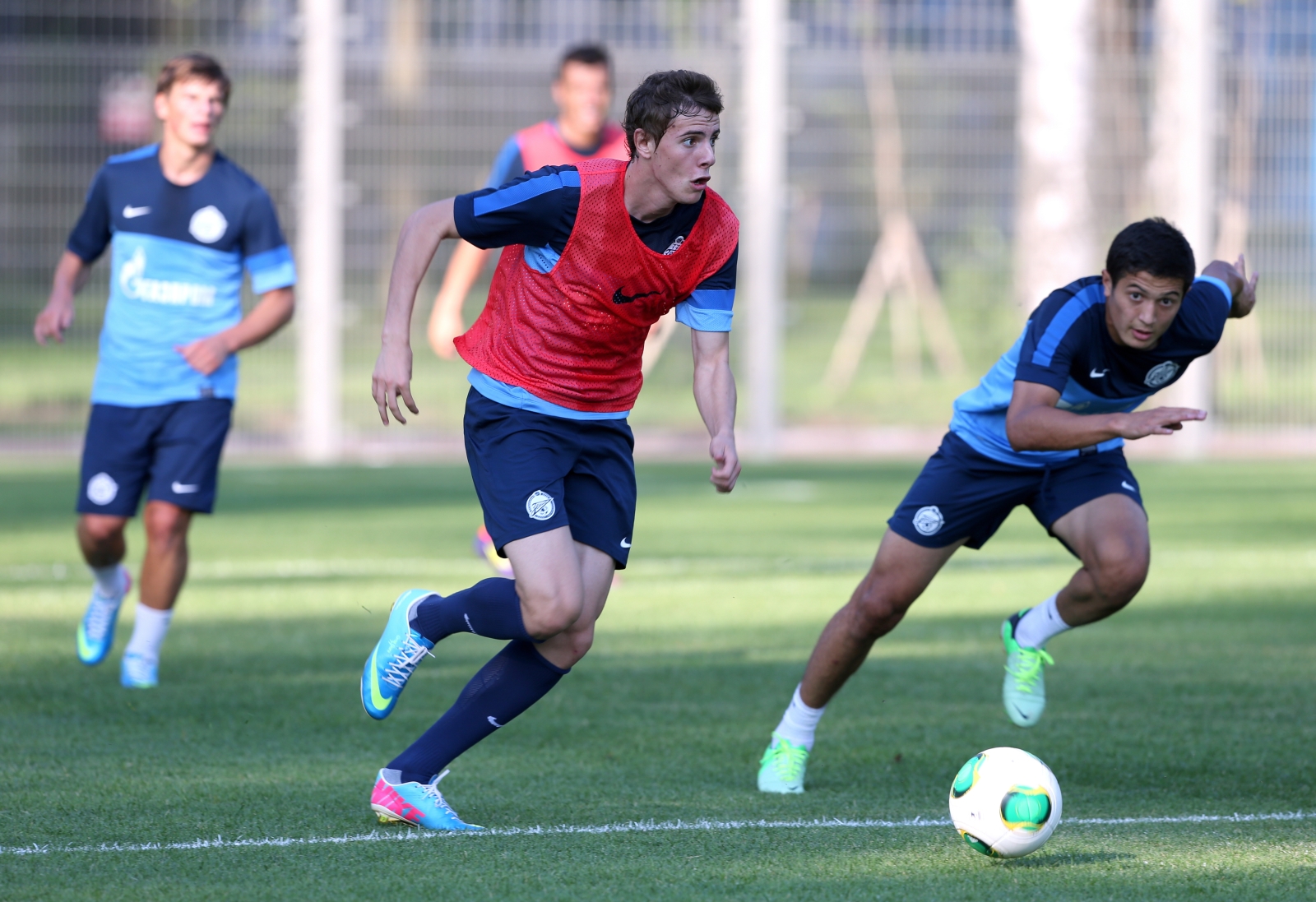 Сборы Зенита в Удельном парке: 4 июля, вечерняя тренировка