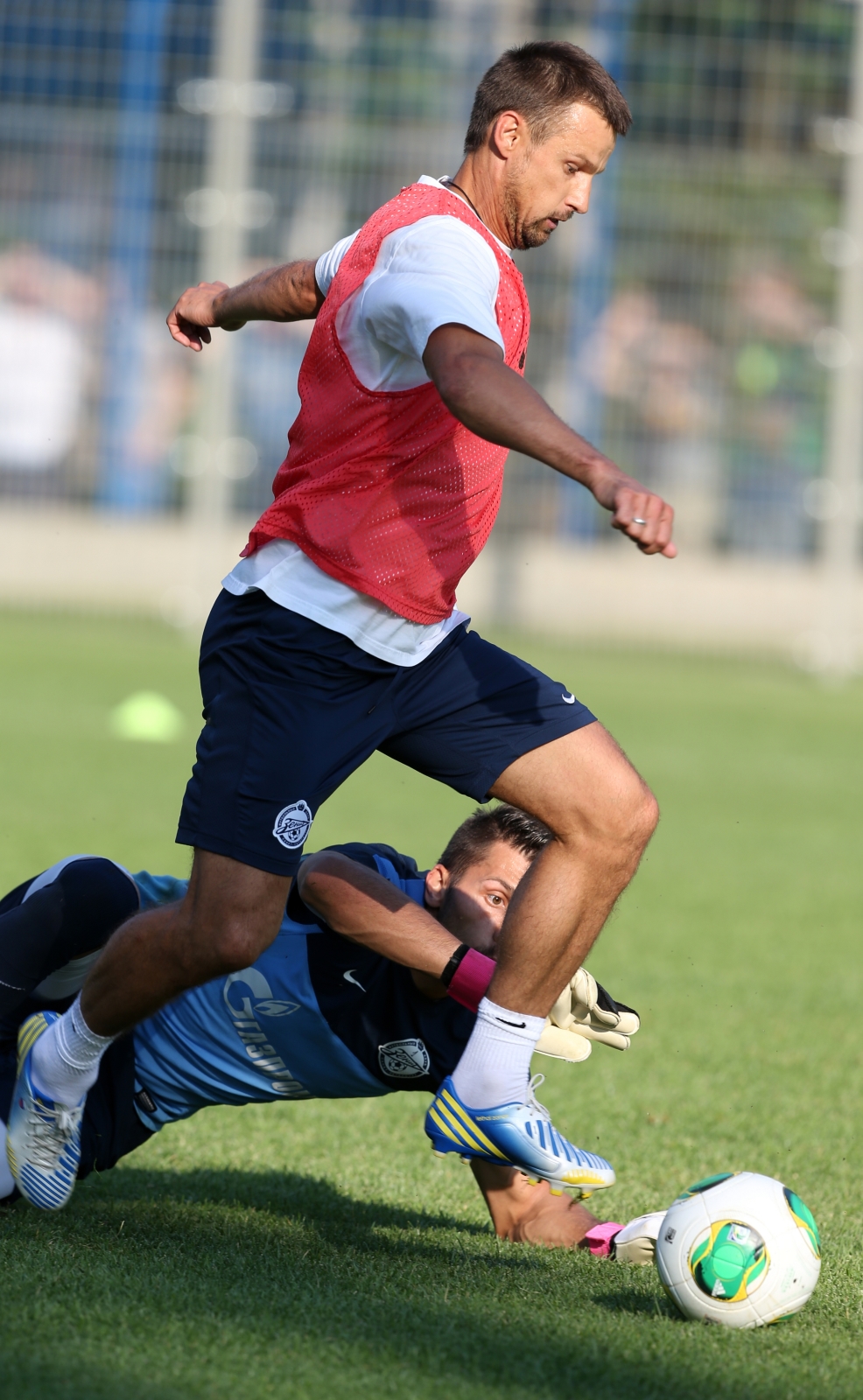 Сборы Зенита в Удельном парке: 4 июля, вечерняя тренировка