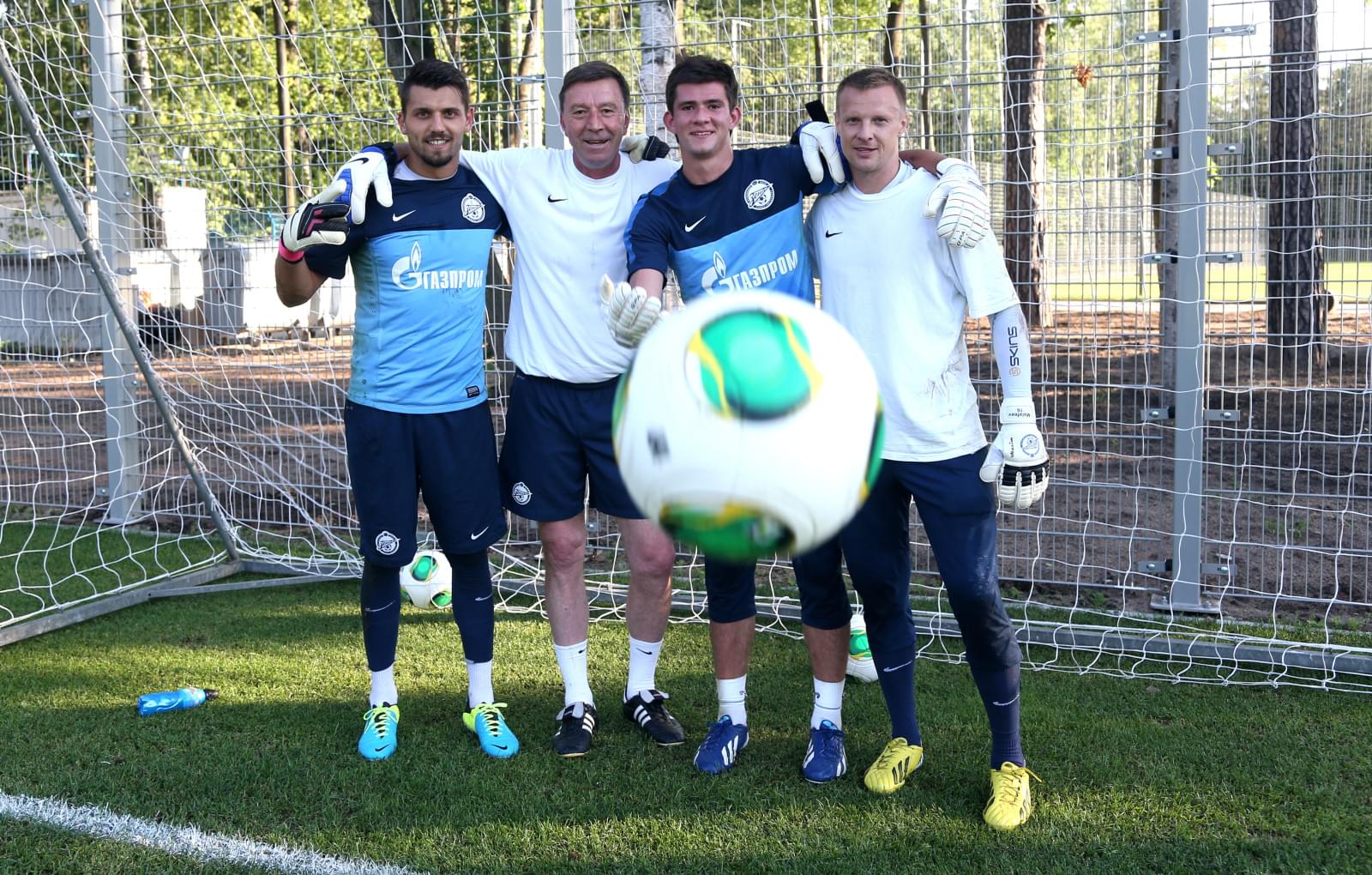 Сборы Зенита в Удельном парке: 4 июля, вечерняя тренировка