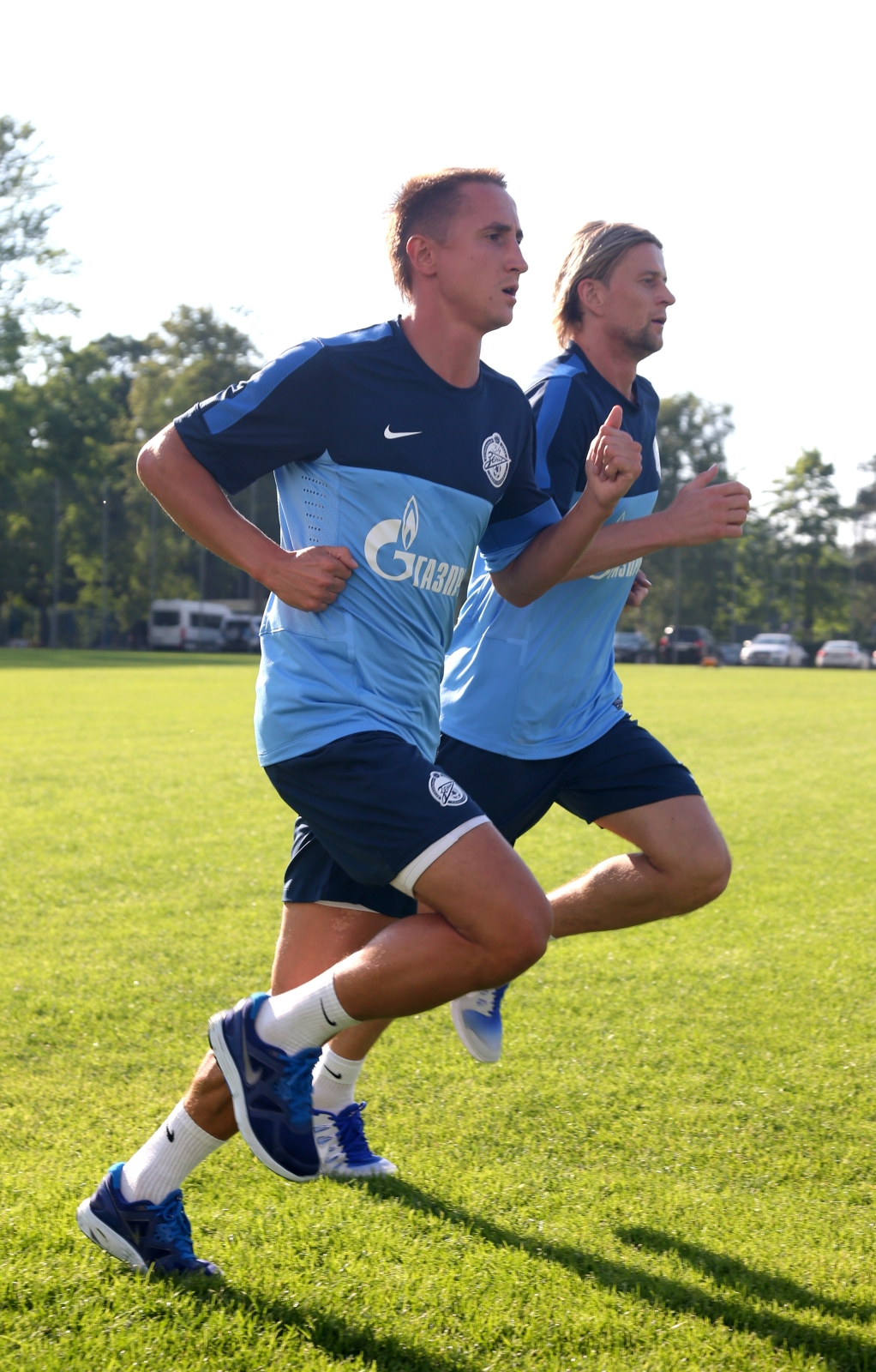 Сборы Зенита в Удельном парке: 4 июля, вечерняя тренировка