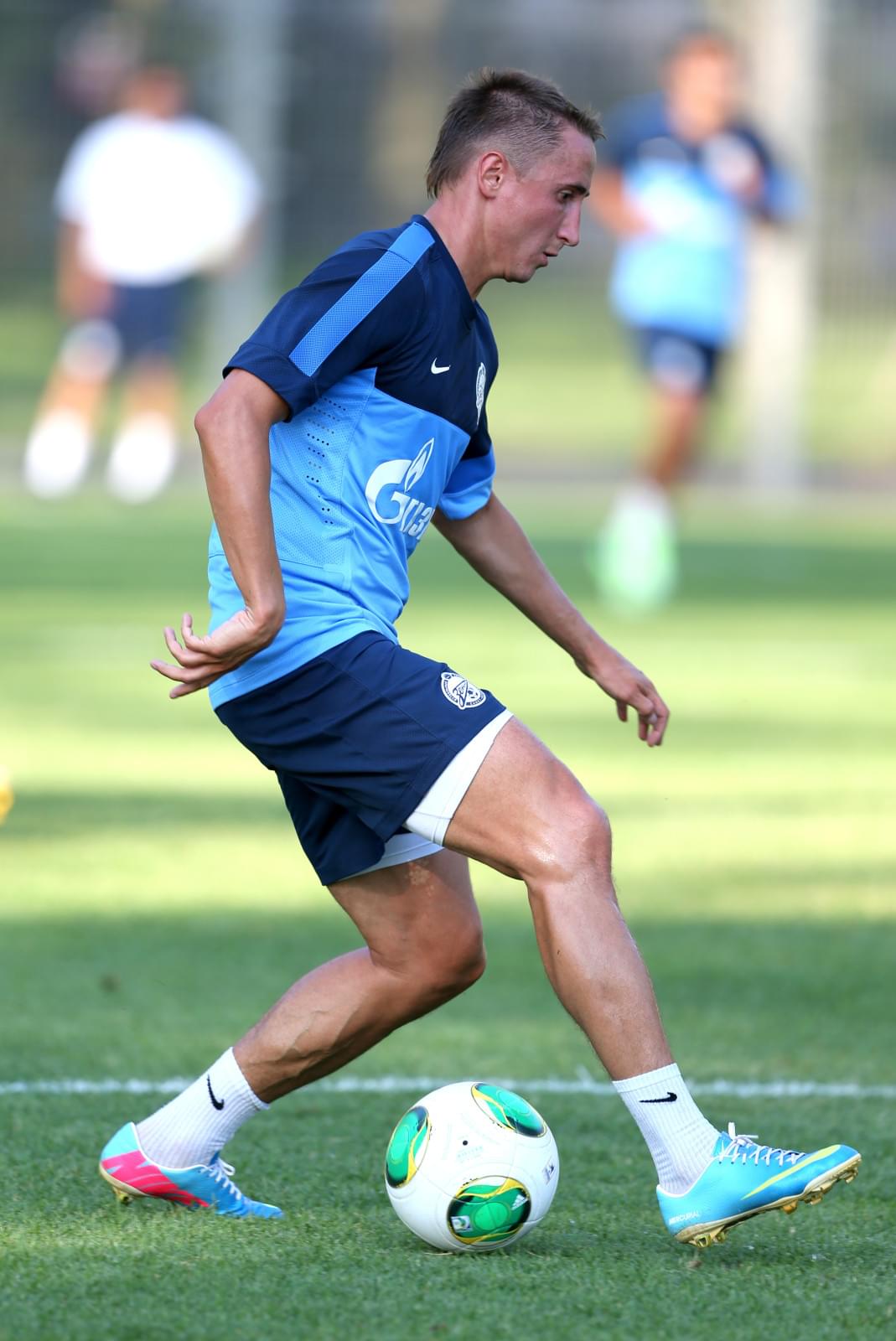 Сборы Зенита в Удельном парке: 4 июля, вечерняя тренировка