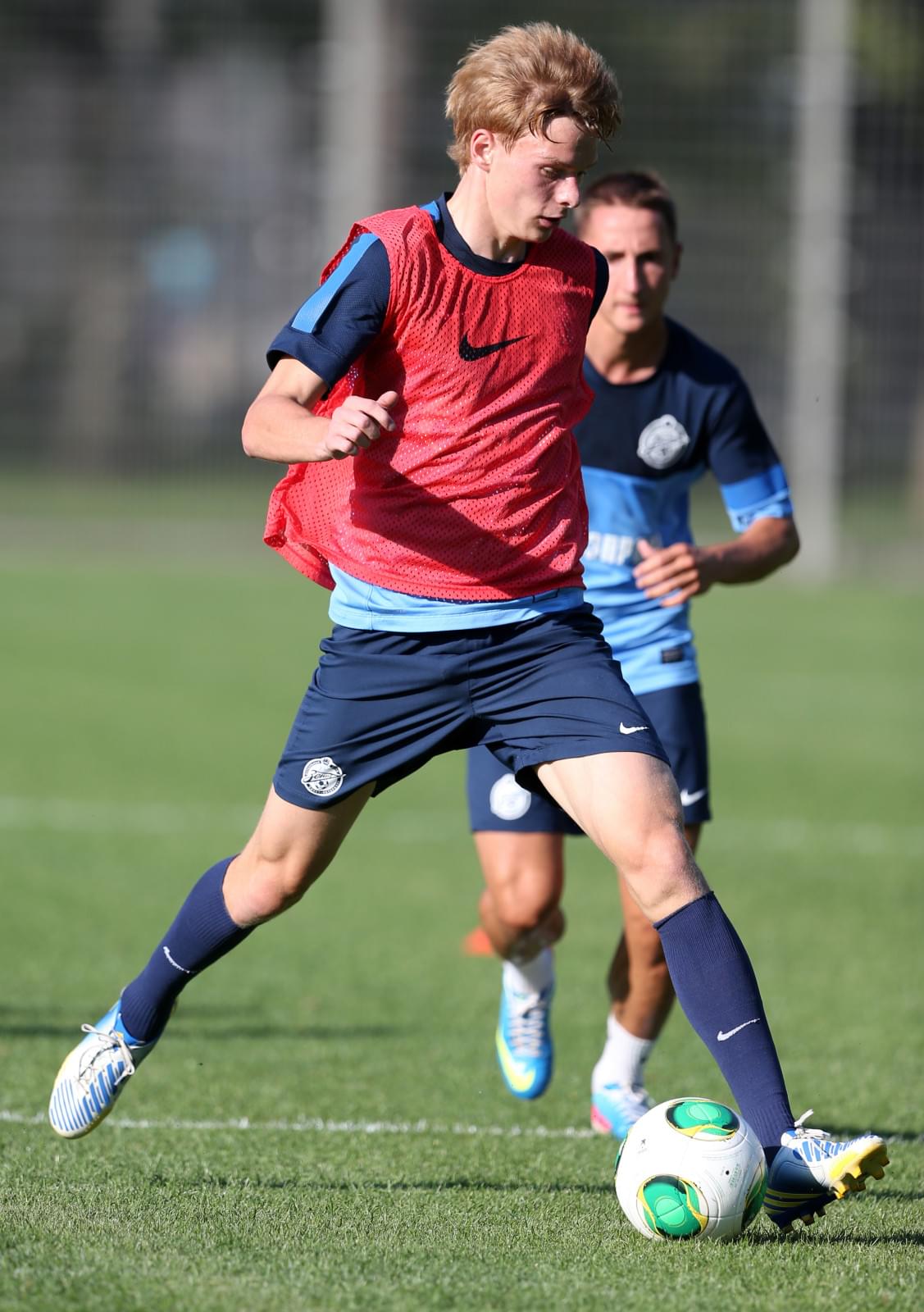 Сборы Зенита в Удельном парке: 4 июля, вечерняя тренировка