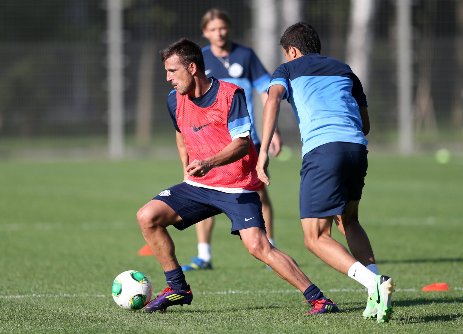 Сборы Зенита в Удельном парке: 4 июля, вечерняя тренировка