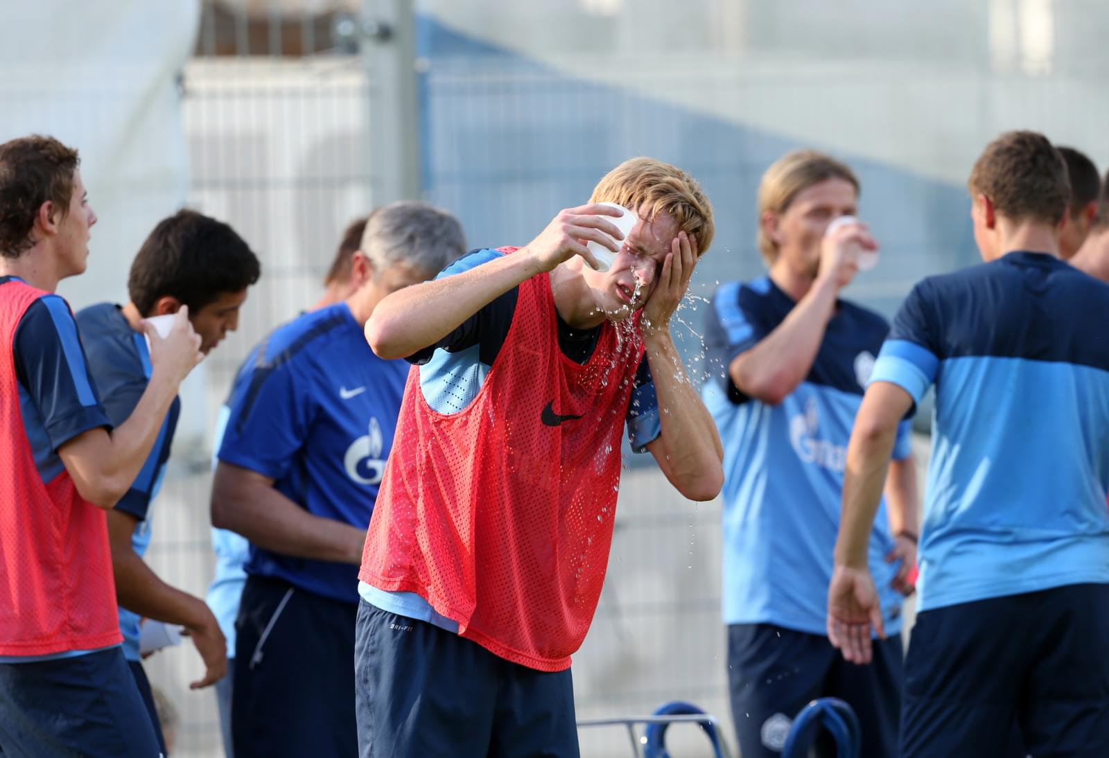 Сборы Зенита в Удельном парке: 4 июля, вечерняя тренировка