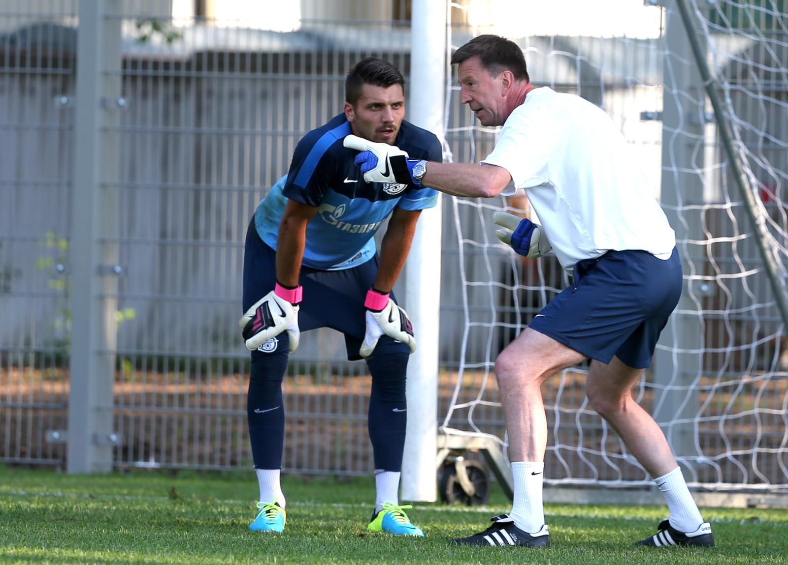 Сборы Зенита в Удельном парке: 4 июля, вечерняя тренировка