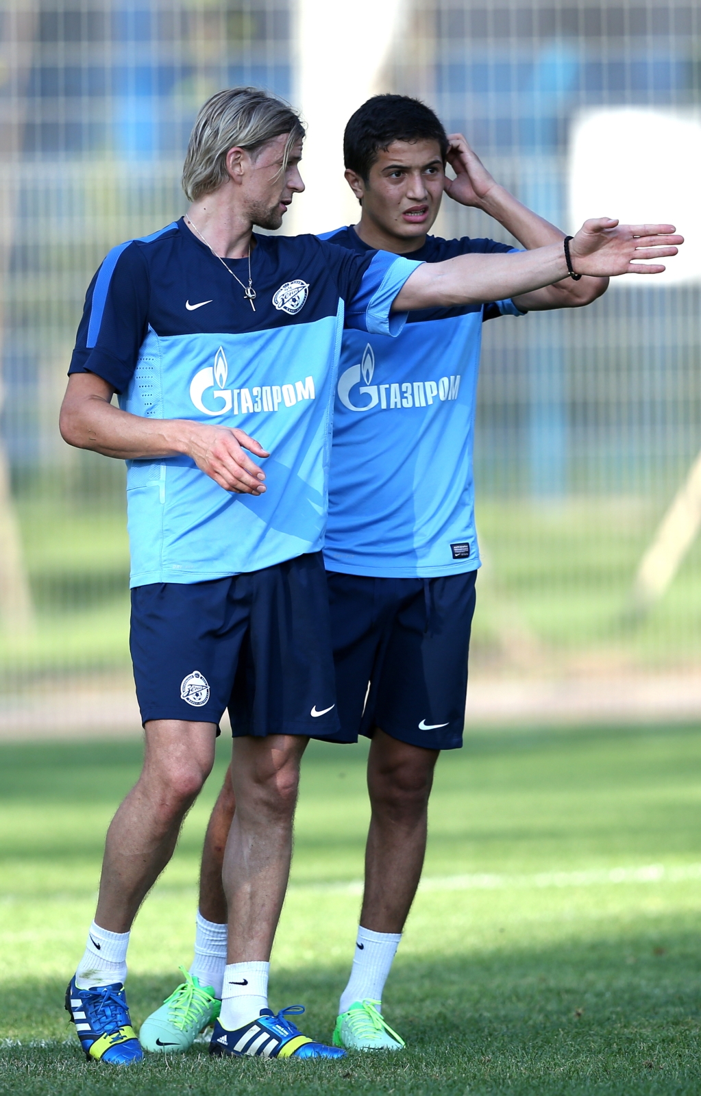 Сборы Зенита в Удельном парке: 4 июля, вечерняя тренировка