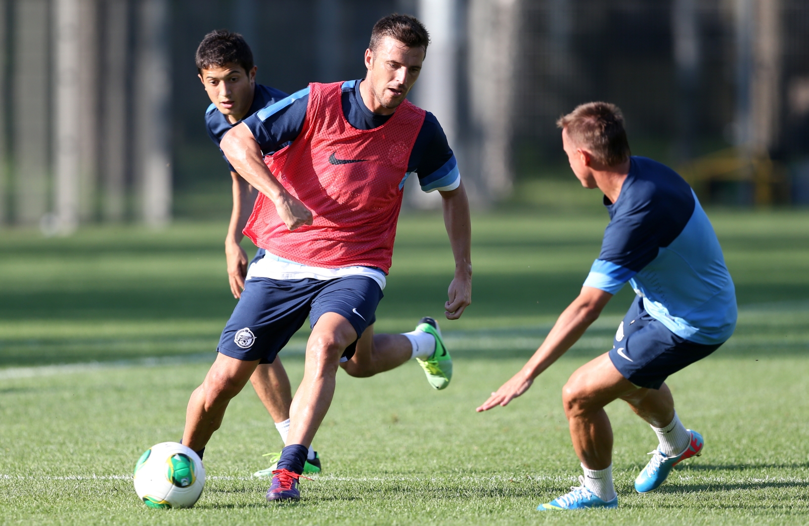 Сборы Зенита в Удельном парке: 4 июля, вечерняя тренировка