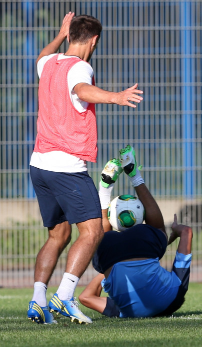 Сборы Зенита в Удельном парке: 4 июля, вечерняя тренировка