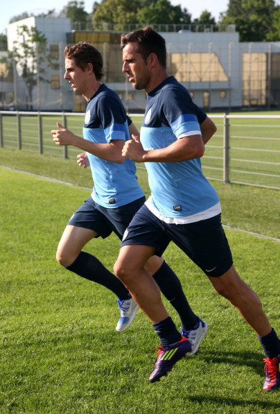 Сборы Зенита в Удельном парке: 4 июля, вечерняя тренировка