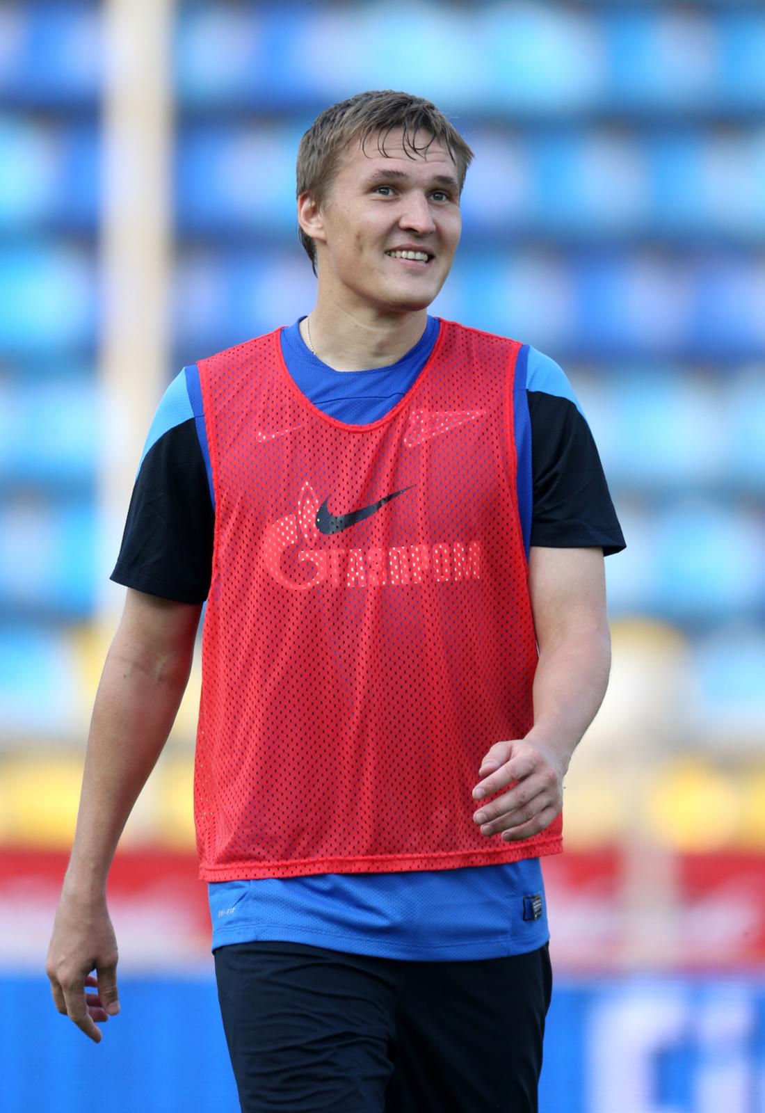 «Зенит» провел тренировку на арене «Олимп-2»