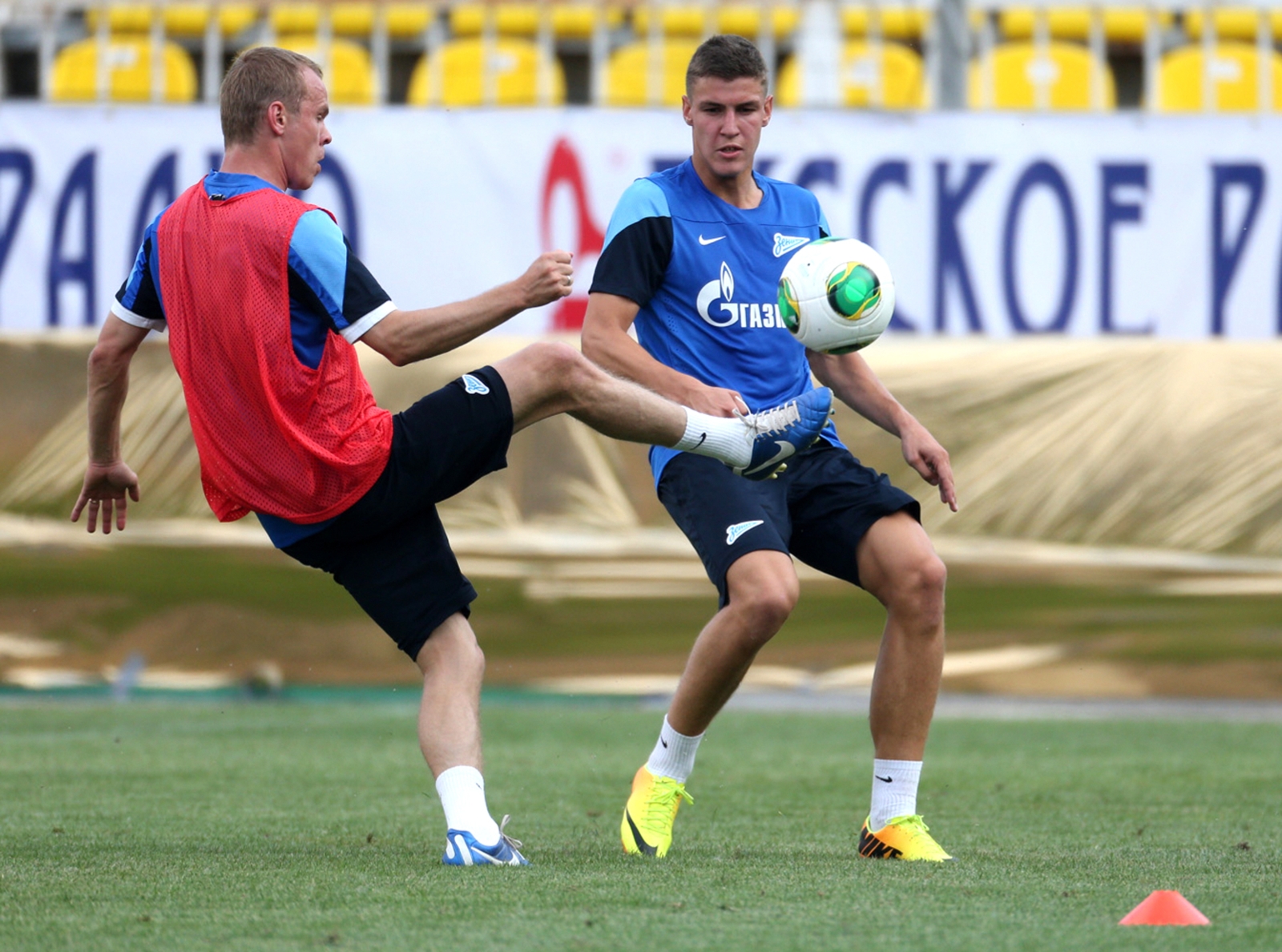 «Зенит» провел тренировку на арене «Олимп-2»