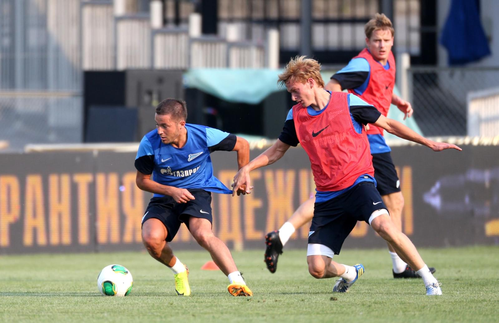 «Зенит» провел тренировку на арене «Олимп-2»